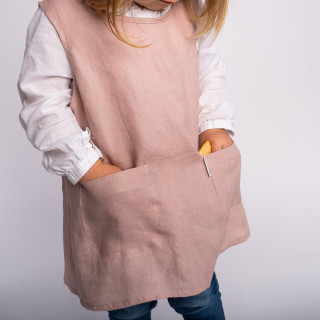 Grembiule per bambini Kerstin (rosa cipria)