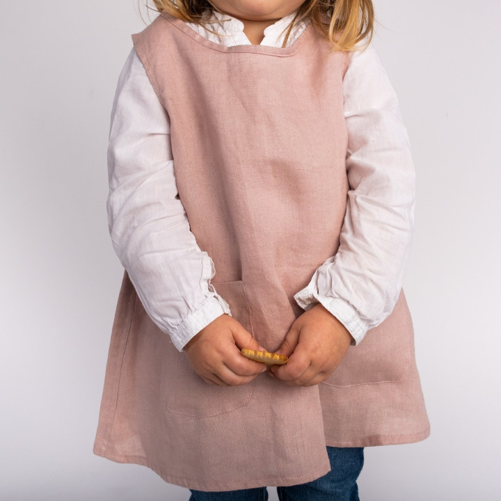 Grembiule per bambini Kerstin (rosa cipria)