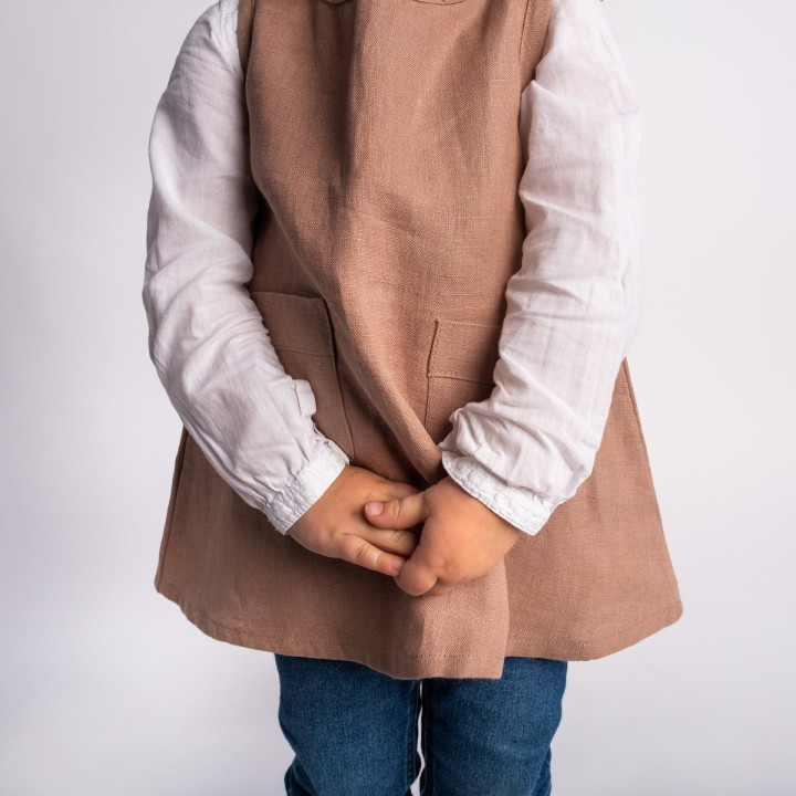 Grembiule per bambini Kerstin (Noce)