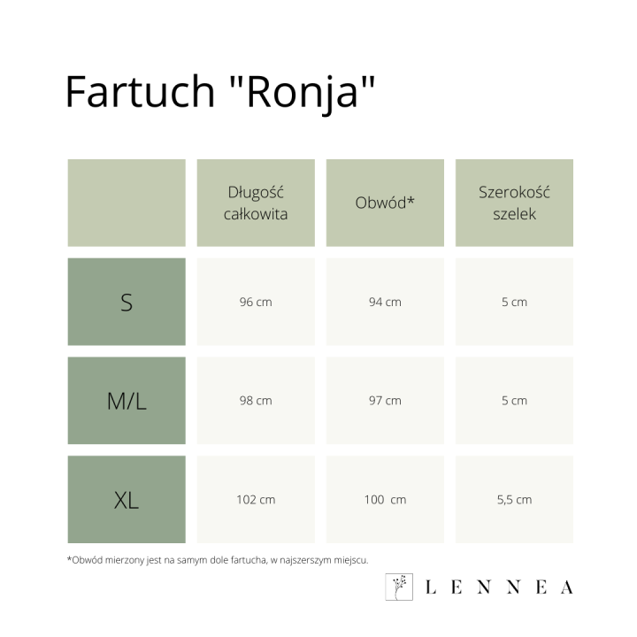 Grembiule Ronja (naturale)