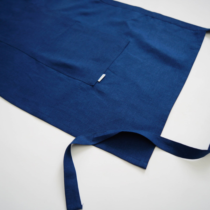Grembiule da cameriere - Colore indaco