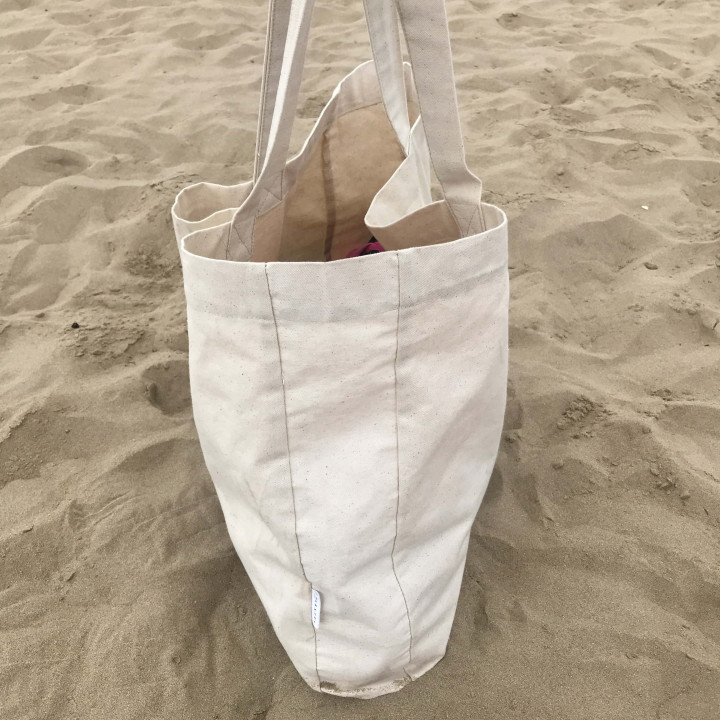 Borsa a tracolla Agda in cotone (naturale)