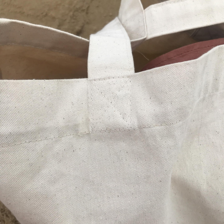 Borsa a tracolla Agda in cotone (naturale)