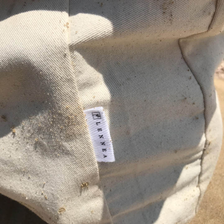 Borsa a tracolla Agda in cotone (naturale)