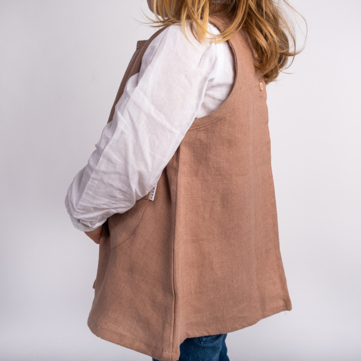 Grembiule per bambini Kerstin (Noce)